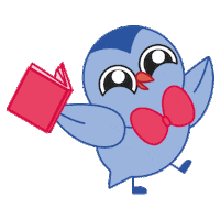 Springring happy cartoon friends school Sticker