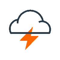 Lightning Bolt Sticker by SERVPRO of Montgomery County