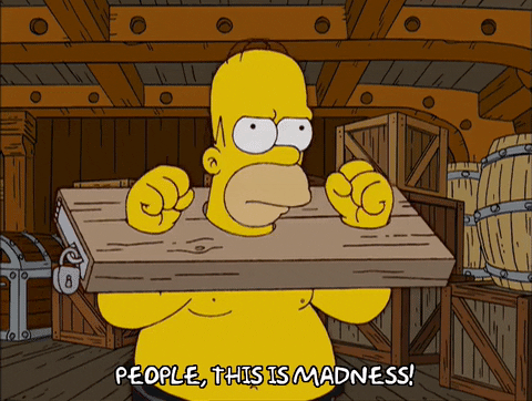 Episode 18 Madness GIF by The Simpsons