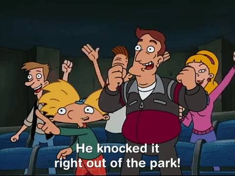 hey arnold nicksplat GIF