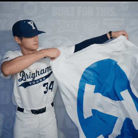 Brigham Young Byu Baseball GIF by BYU Cougars