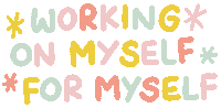 InsecureGirlsClub typography pastel selflove tigc Sticker