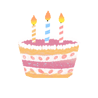 Birthday Cake Sticker
