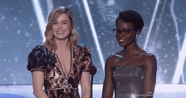 lupita nyongo bie larson GIF by SAG Awards