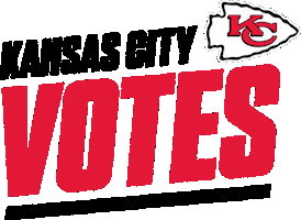 Voting Kansas City Chiefs Sticker by NFL