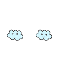 Rainbow Clouds Sticker by Bos Animation