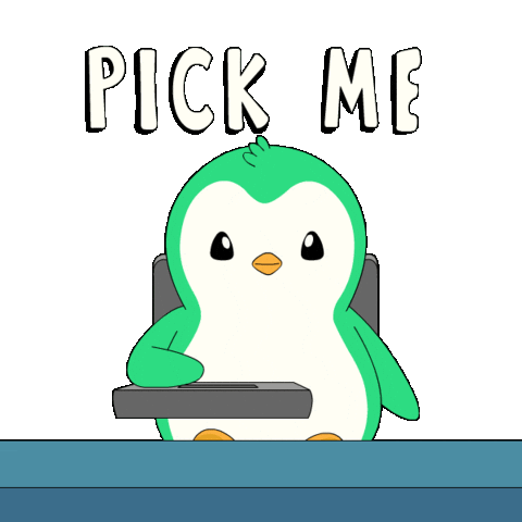 Pick Me Raise Your Hands Sticker by Abster