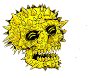 Skull Laughing Sticker
