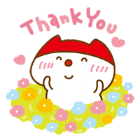 Cat Thank You Sticker