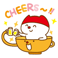 Cat Celebrate Sticker