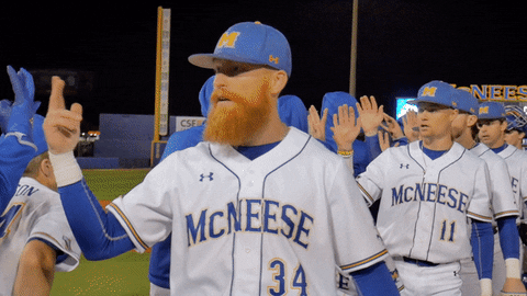 McNeeseSports giphyupload baseball ncaa cowboys GIF