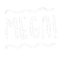 Lettering Weiss Sticker