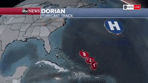 giphyupload giphynews hurricane dorian category 4 GIF