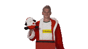 happy santa claus Sticker by Bundesliga