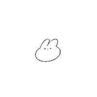 Rabbit うさぎ Sticker