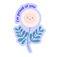 Proud Of You Mimosa Sticker by Mindline.sg