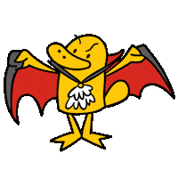 Halloween Vampire Sticker by Utkonos_Online