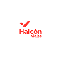 HalconViajes travel marca viajes rojo Sticker