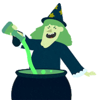 Witch Bubbles Sticker