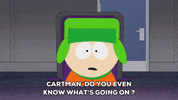scared kyle broflovski GIF by South Park 