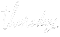 Thursday Sticker