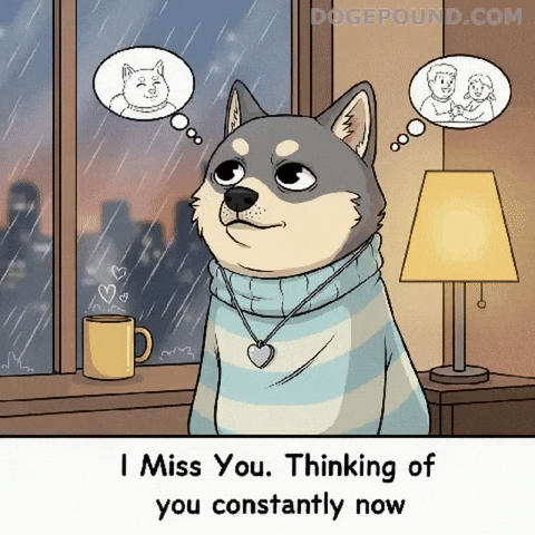 Miss You Love GIF by Doge Pound