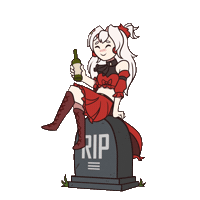 Drunk Halloween Sticker