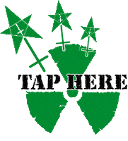 Click Here Long Hair Sticker by Nuclear Blast