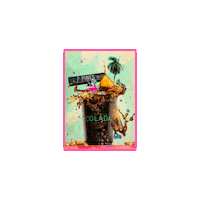 ColadaCubanCafe coffee cafecito colada pembroke pines Sticker