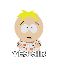 Butters Ok Sticker by South Park