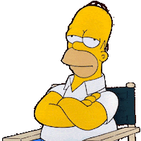 The Simpsons Yes Sticker