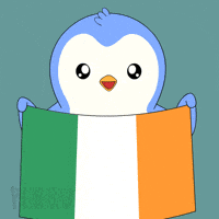 Irish Flag Penguin GIF by Pudgy Penguins