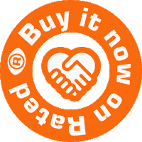 Orange Marketplace Sticker by ratedglobal