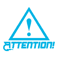 Watch Out Attention Sticker by AMB3R Creative