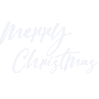 tcacoustic christmas merry christmas white text christmas decor Sticker