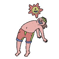 sun jesus Sticker by joelkirschenbaum