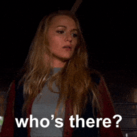 Scared What Is It GIF by Blake Lively Fan
