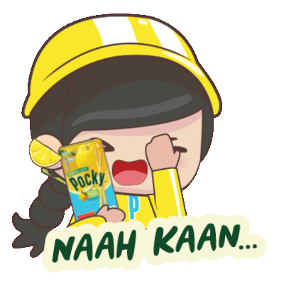 pockyid yuzu pocky yu biza yu pocky yuzu Sticker