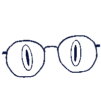 Illustration Eyes Sticker by OuiVu