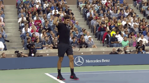 tennis federer GIF by US Open