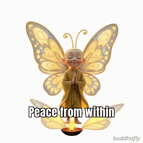 Happy Peace GIF by BuddhaFlyJourney