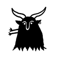 HIISI beer monster craft beer characters Sticker