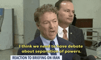 news rand paul iran briefing GIF