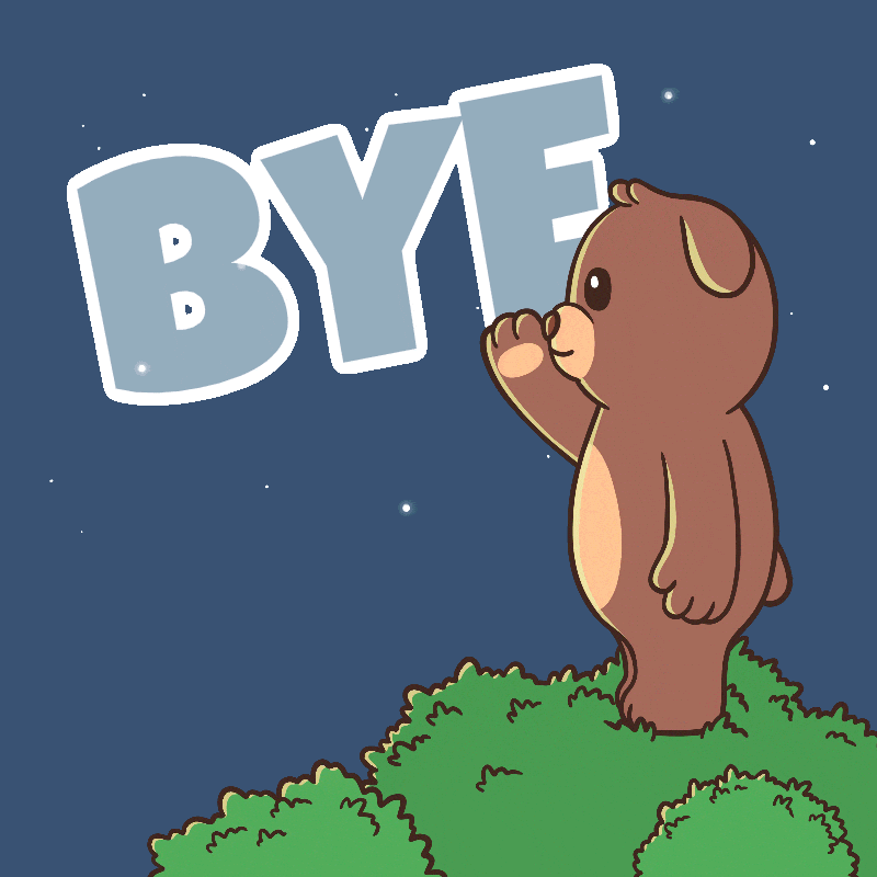 See Ya Goodbye GIF by BEARISH