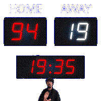 19 Away Sticker