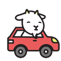 jinsdesk goat jinsdesk Sticker