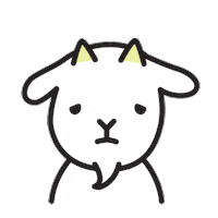 jinsdesk goat jinsdesk Sticker