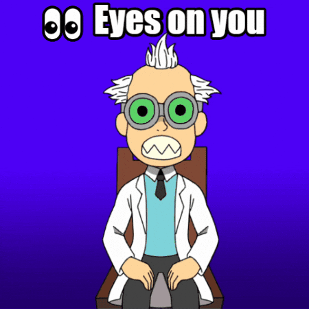 Suspicious Eyesonyou GIF by 3dFrankenPunks