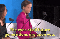 climate crisis greta greta thunberg un climate action summit GIF