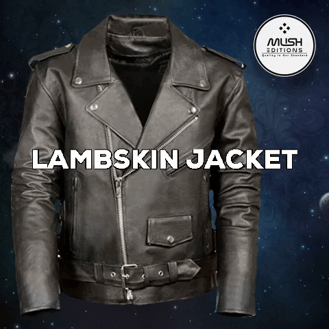 sdasssa giphygifmaker lambskin leather jacket lambskin leather lamskin jacket GIF